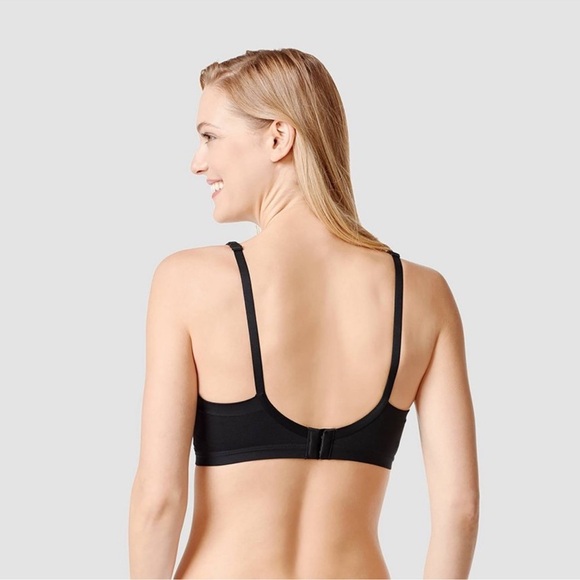 NWT Warner's Simply Perfect Underarm Smoothing Seamless Wireless Bra Black 36B - Picture 3 of 10
